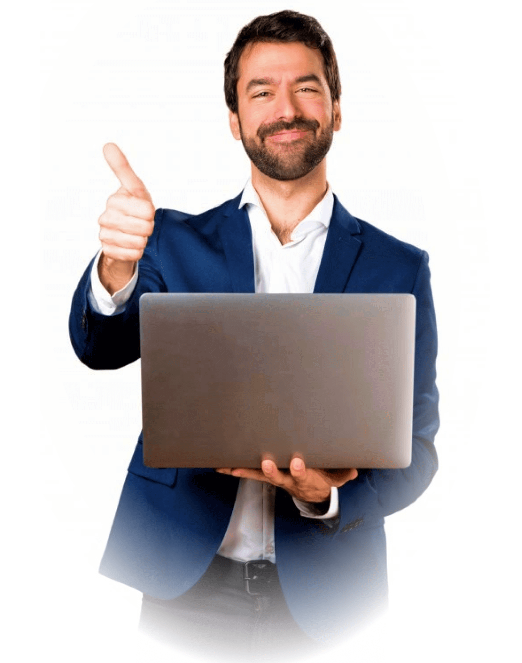 A man with Laptop